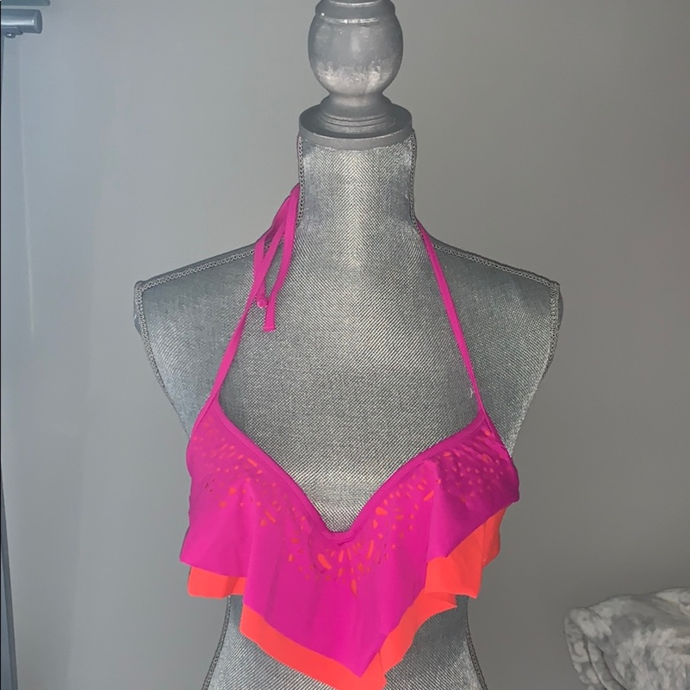 pink bathing suit top